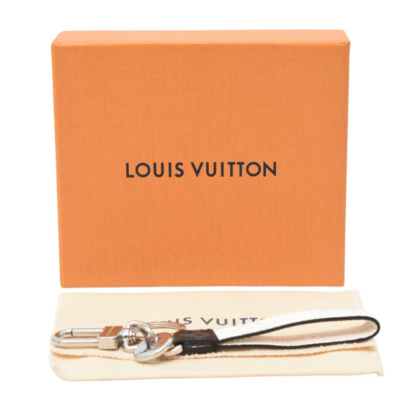 ルイヴィトン キーホルダー メンズ キーホルダー ドラゴンヌ モノグラム エクリプス ホワイト×ノワール Louis Vuitton M82379 中古