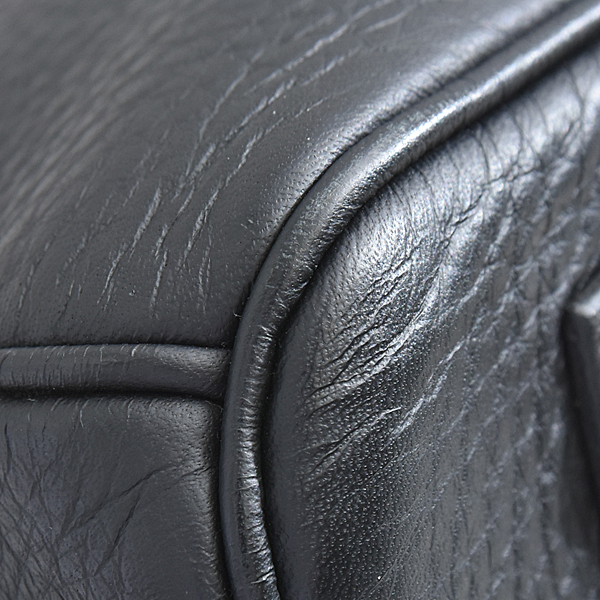 エルメス バッグ レディース バーキン35 □F刻 ハンドバッグ スターマーク ブラック トゴ ブラック HERMES 中古