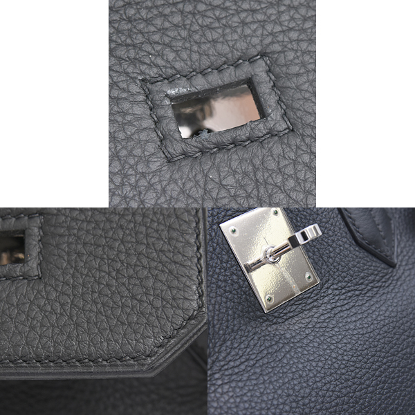 エルメス バッグ レディース バーキン35 □F刻 ハンドバッグ スターマーク ブラック トゴ ブラック HERMES 中古