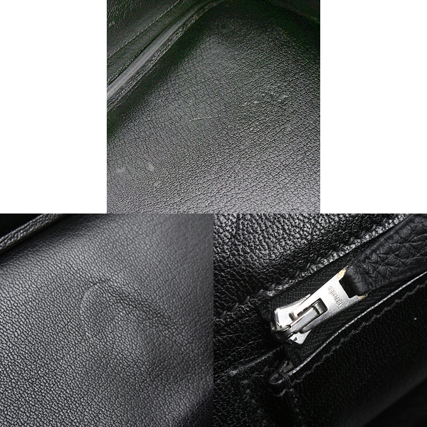 エルメス バッグ レディース バーキン35 □F刻 ハンドバッグ スターマーク ブラック トゴ ブラック HERMES 中古