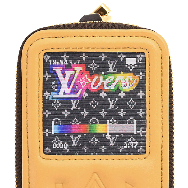 ルイヴィトン キーホルダー レディース メンズ モノグラム LVミュージック バッグチャーム ブラウン マルチカラー Louis Vuitton M02487 中古