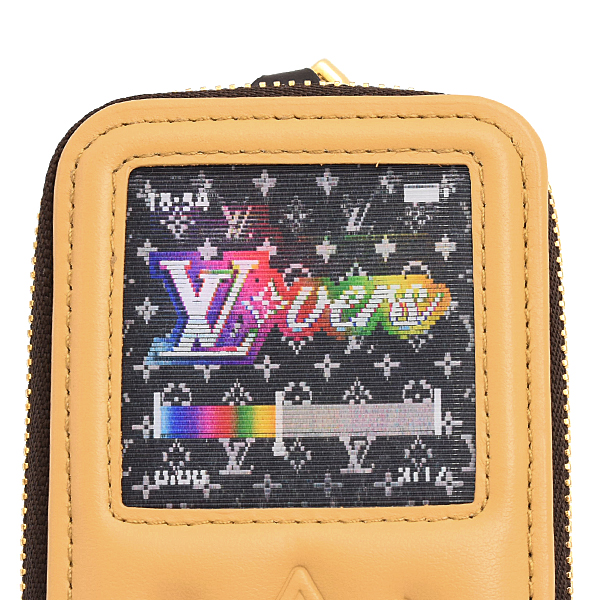 ルイヴィトン キーホルダー レディース メンズ モノグラム LVミュージック バッグチャーム ブラウン マルチカラー Louis Vuitton M02487 中古