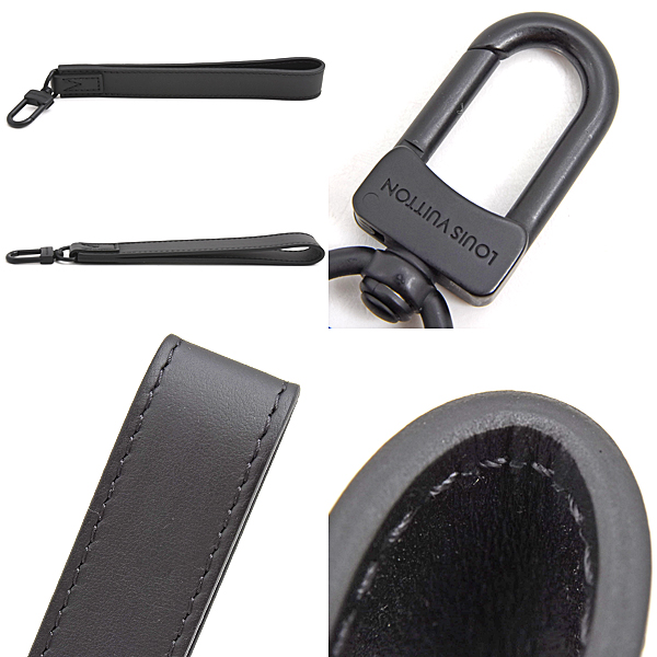 ルイヴィトン 財布 メンズ LVアエログラム ジッピーウォレット リストストラップ付 トリヨンレザー ノワール Louis Vuitton M69831 中古