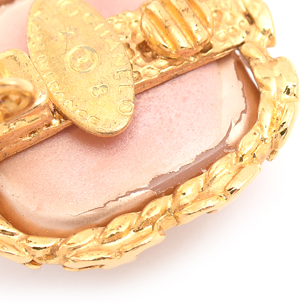 シャネル イヤリング レディース フェイクパール ココマーク ヴィンテージ ゴールド GP CHANEL 中古