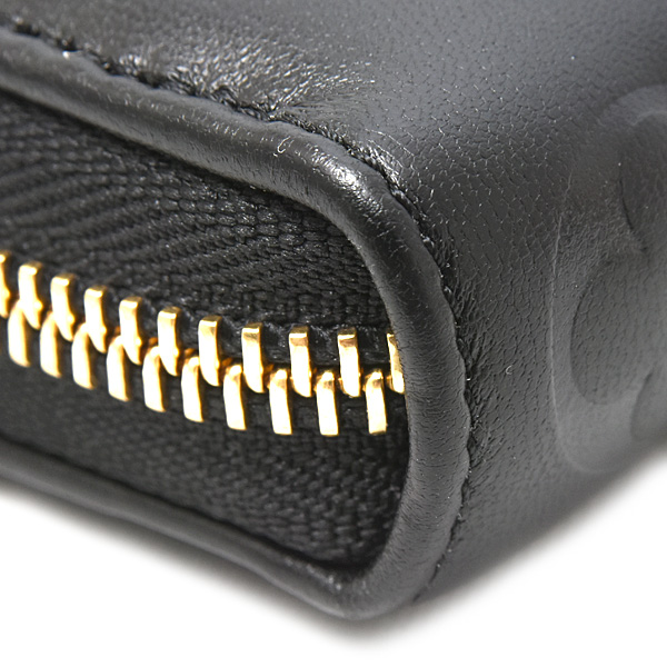 ルイヴィトン 財布 レディース  クッサン ジッピーウォレット 長財布 ラムレザー ブラック ノワール Louis Vuitton M81510 中古