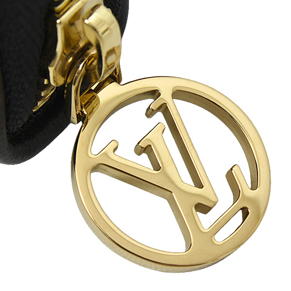 ルイヴィトン 財布 レディース  クッサン ジッピーウォレット 長財布 ラムレザー ブラック ノワール Louis Vuitton M81510 中古