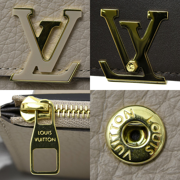 ルイヴィトン 財布 レディース ポルトフォイユカプシーヌコンパクト 三つ折り トリヨンレザー Louis Vuitton M62159 中古