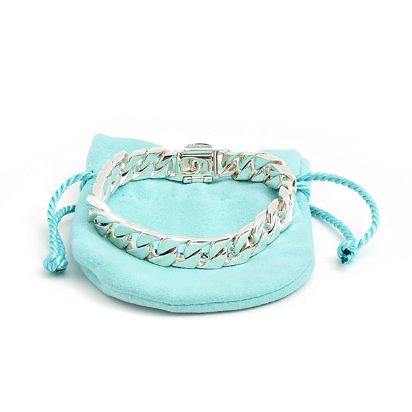 ティファニー ブレスレット レディース メンズ チェーン 喜平 シルバー TIFFANY SV925 中古