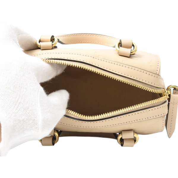 グッチ バッグ レディース GGスーパーミニ ボストンバッグ ジャンボGG 2WAY レザー ベージュ GUCCI 790130 未使用展示品