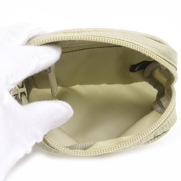 プラダ バッグ メンズ レディース ポーチ テスート ヴェラミニポーチ 三角ロゴ ナイロン ベージュ PRADA 1NA339 中古