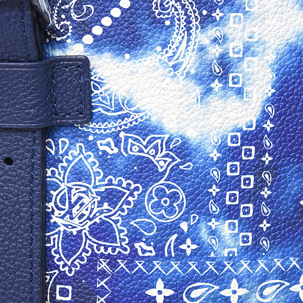 ルイヴィトン バッグ メンズ モノグラムバンダナ クリストファーMM バックパック リュック ブルー Louis Vuitton M20554 中古