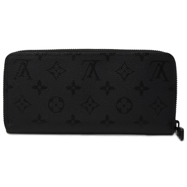 ルイヴィトン 財布 メンズ ジッピーウォレット ホリゾンタル 長財布 モノグラム ミッドナイト Louis Vuitton M28048 中古