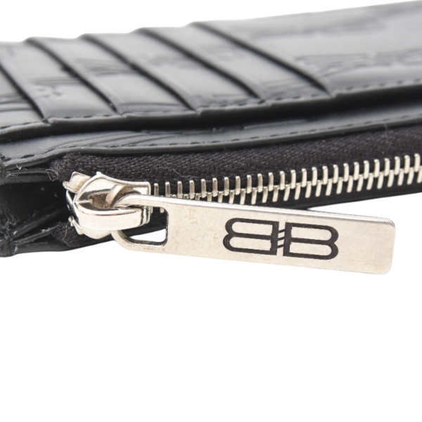 バレンシアガ カードケース メンズ コイン&カードホルダー コインケース 小銭入れ カード入れ BBブラック 717784 BALENCIAGA 中古