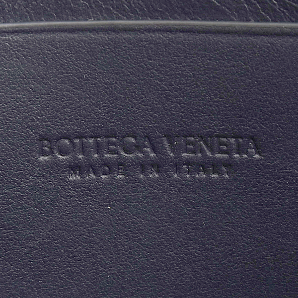 ボッテガヴィネタ バッグ メンズ マキシイントレチャート ドキュメントケース クラッチバッグ カーフ ネイビー BOTTEGA VENETA 中古