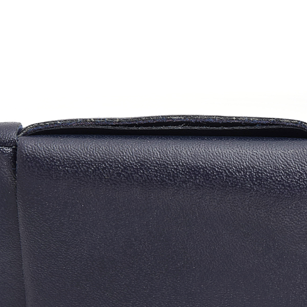 ボッテガヴィネタ バッグ メンズ マキシイントレチャート ドキュメントケース クラッチバッグ カーフ ネイビー BOTTEGA VENETA 中古