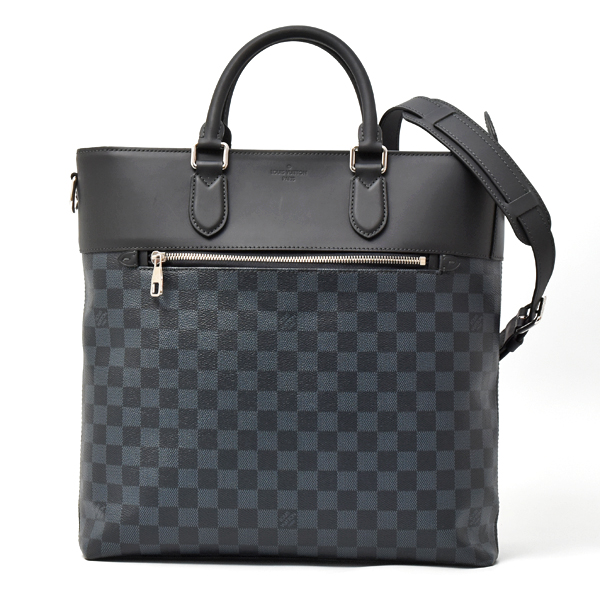 ルイヴィトン バッグ メンズ ダミエコバルト ニューポートトート ハンドバッグ ショルダーバッグ 2WAY Louis Vuitton N41588 中古