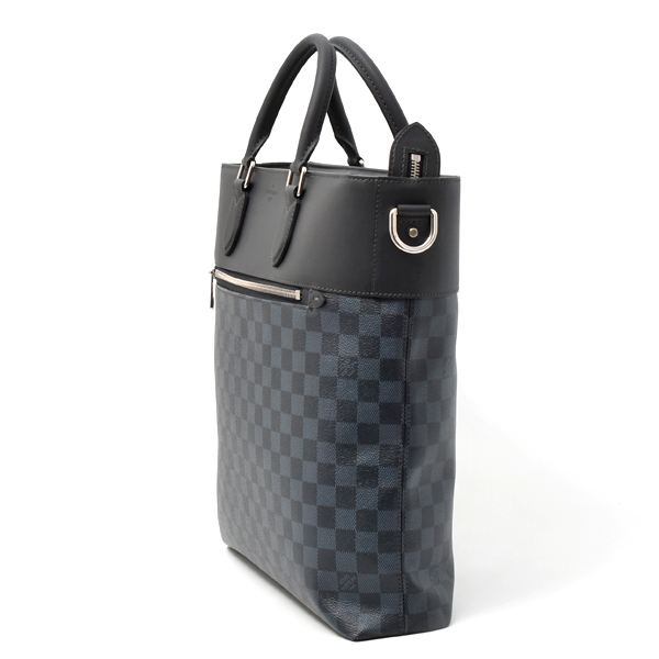 ルイヴィトン バッグ メンズ ダミエコバルト ニューポートトート ハンドバッグ ショルダーバッグ 2WAY Louis Vuitton N41588 中古