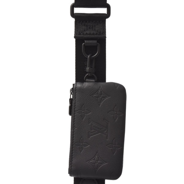 ルイヴィトン バッグ メンズ トリオ メッセンジャー モノグラムシャドウ カーフレザー ノワール Louis Vuitton M46602 未使用展示品