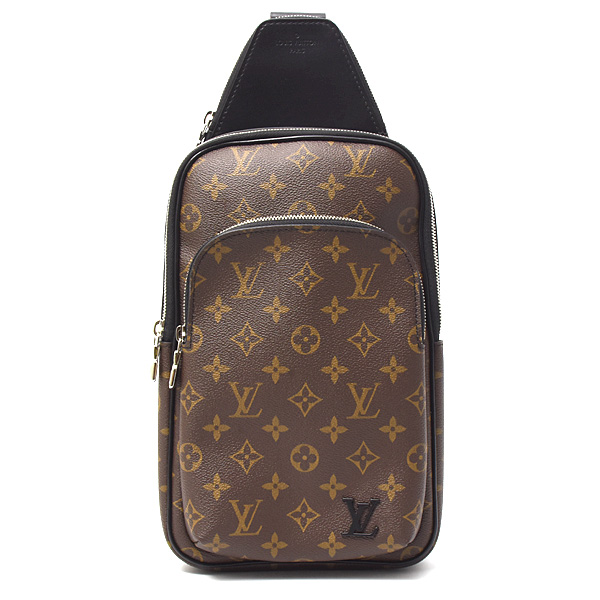 ルイヴィトン メンズ バッグ モノグラムマカサー アヴェニュー スリングバッグ ボディバッグ Louis Vuitton M46327 中古