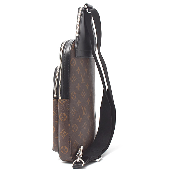 ルイヴィトン メンズ バッグ モノグラムマカサー アヴェニュー スリングバッグ ボディバッグ Louis Vuitton M46327 中古