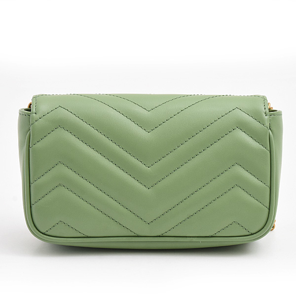 グッチ バッグ レディース GGマーモント ミニ ショルダーバッグ 2WAY カーフ GUCCI 476433 未使用展示品