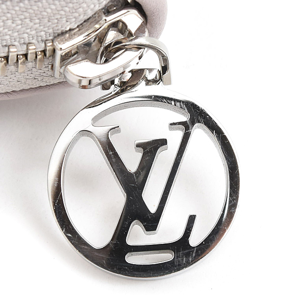 ルイヴィトン 財布 レディース クッサン ジッピーウォレット 長財布 ラムレザー 日本限定 グレー系 Louis Vuitton M13700 中古