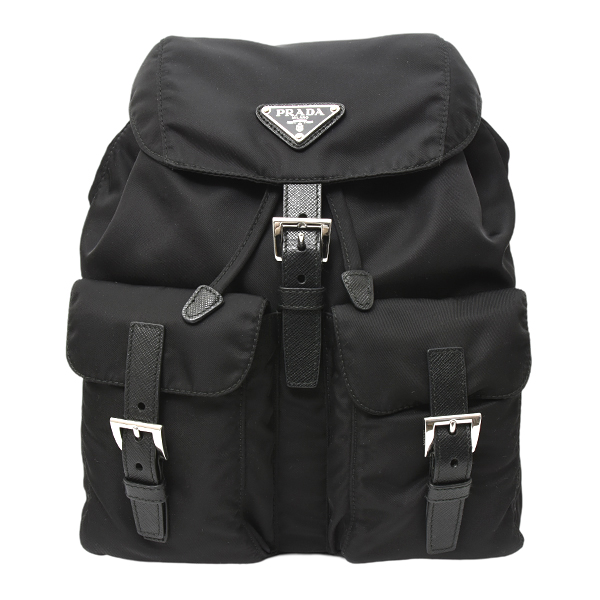 プラダ バッグ レディース Re-Nylon バックパック リュック ナイロン NURO PRADA 1BZ677 中古