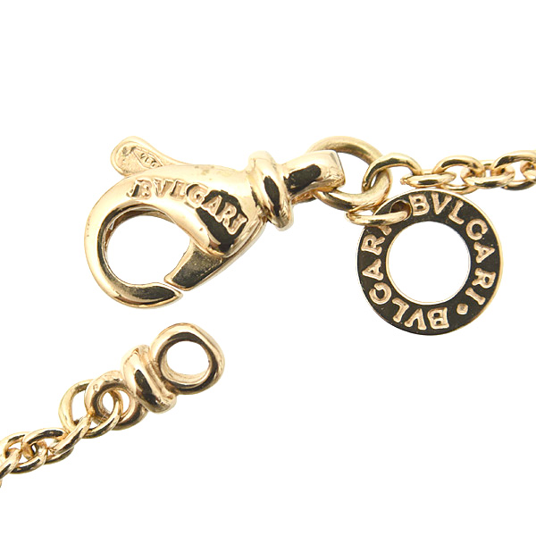 ブルガリ ネックレス レディース アレグラ マルチストーン アメジスト ペリドット他 イエローゴールド BVLGARI 750YG 中古