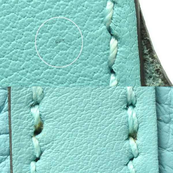 エルメス バッグ レディース ピコタンロックPM ハンドバッグ T刻 トリヨンクレマンス ブルーアトール HERMES 中古