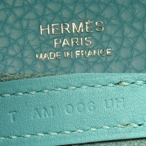 エルメス バッグ レディース ピコタンロックPM ハンドバッグ T刻 トリヨンクレマンス ブルーアトール HERMES 中古
