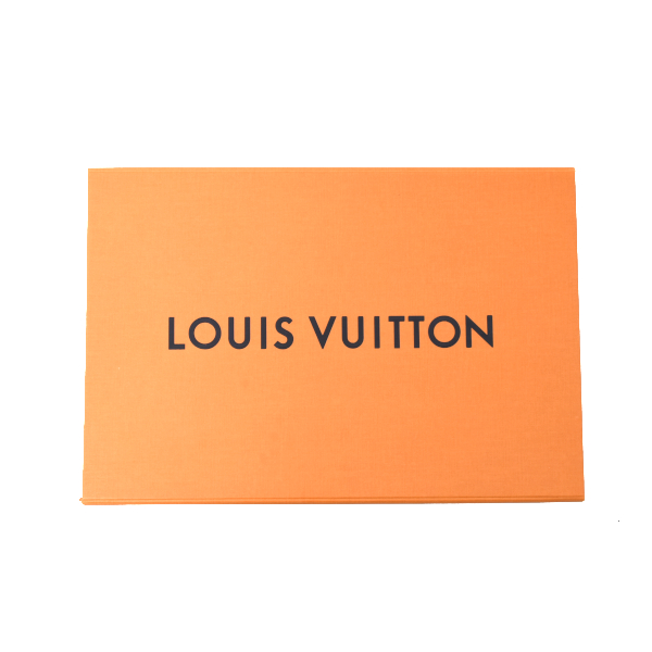 ルイヴィトン 半袖Tシャツ レディース フロックド LV Tシャツ Mサイズ クリーニング済み ホワイト オレンジ Louis Vuitton RW242WW 中古