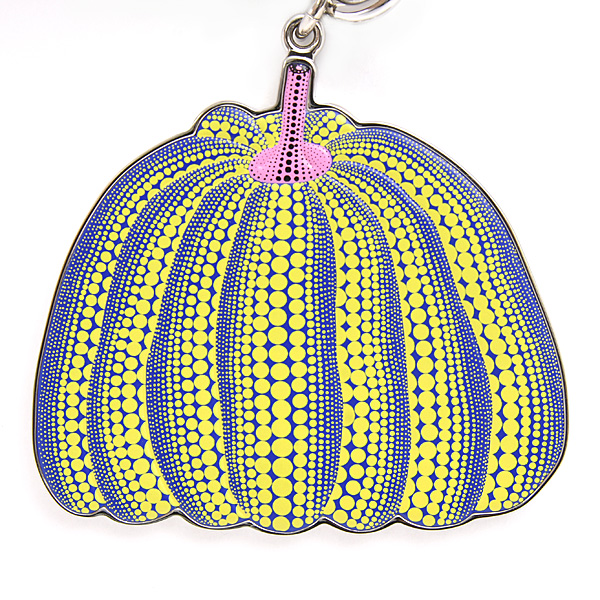 ルイヴィトン キーホルダー レディース LV×YK ポルトクレ パンプキン キーリング イエロー×ブルー Louis Vuitton M01103 未使用展示品