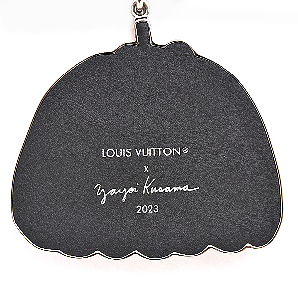 ルイヴィトン キーホルダー レディース LV×YK ポルトクレ パンプキン キーリング イエロー×ブルー Louis Vuitton M01103 未使用展示品