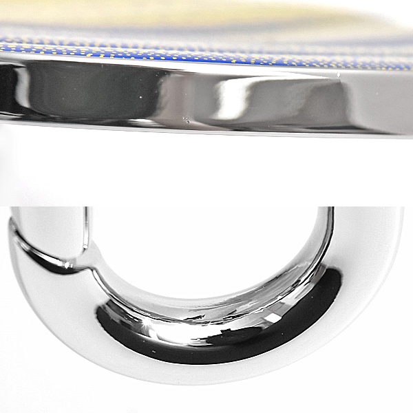 ルイヴィトン キーホルダー レディース LV×YK ポルトクレ パンプキン キーリング イエロー×ブルー Louis Vuitton M01103 未使用展示品