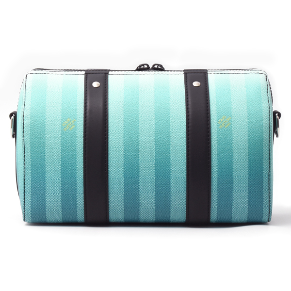 ルイヴィトン バッグ メンズ ダミエストライプ シティ キーポル ショルダーバッグ ブルー Louis Vuitton M59921 中古