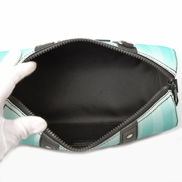 ルイヴィトン バッグ メンズ ダミエストライプ シティ キーポル ショルダーバッグ ブルー Louis Vuitton M59921 中古