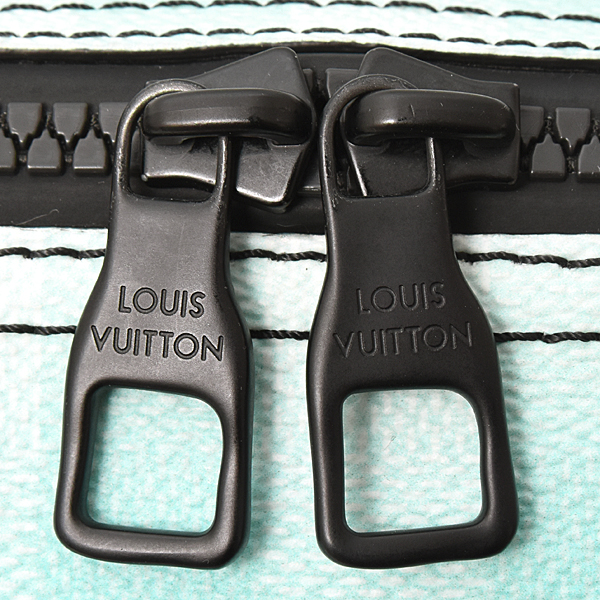 ルイヴィトン バッグ メンズ ダミエストライプ シティ キーポル ショルダーバッグ ブルー Louis Vuitton M59921 中古