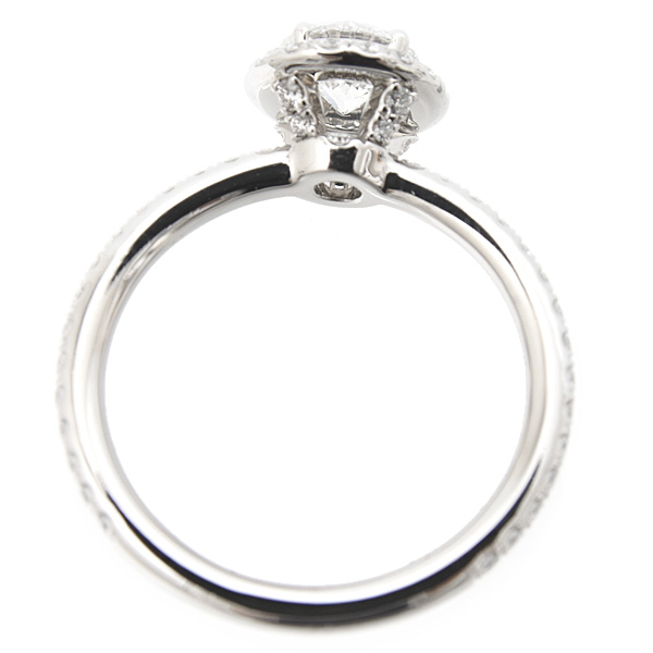 ハリーウィンストン 指輪 レディース マイクロパヴェ ダイヤモンド リング D0.50ct 5.5号 PT950 プラチナ HARRY WINSTON 中古