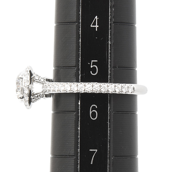 ハリーウィンストン 指輪 レディース マイクロパヴェ ダイヤモンド リング D0.50ct 5.5号 PT950 プラチナ HARRY WINSTON 中古