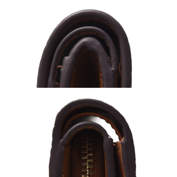 コーチ 財布 レディー スヌーピー コンパクト 2つ折り財布 PEANUTS コラボ レザー ホワイト×ブラウン COACH 中古