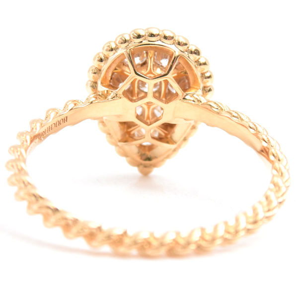 ブシュロン 指輪 レディース セルパンボエム スモール ダイヤ リング 53号 イエローゴールド BOUCHERON 750YG 中古