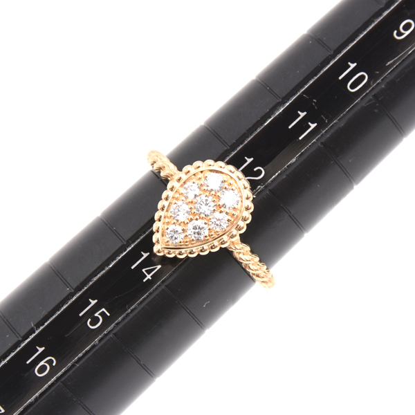 ブシュロン 指輪 レディース セルパンボエム スモール ダイヤ リング 53号 イエローゴールド BOUCHERON 750YG 中古