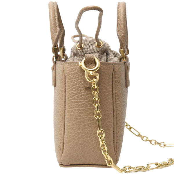 メゾンマルジェラ バッグ レディース 5AC トートバッグ 2WAY ショルダーバッグ カーフ ベージュ Maison Margiela SB1WG0046P4348T8127 中古