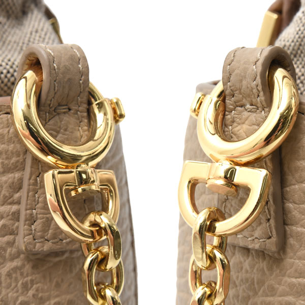 メゾンマルジェラ バッグ レディース 5AC トートバッグ 2WAY ショルダーバッグ カーフ ベージュ Maison Margiela SB1WG0046P4348T8127 中古