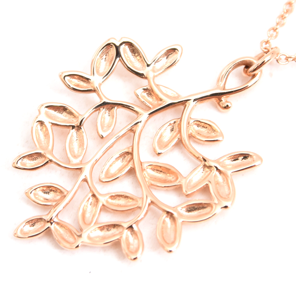 ティファニー ネックレス レディース オリーブリーフ ネックレス ピンクゴールド TIFFANY 750PG 中古