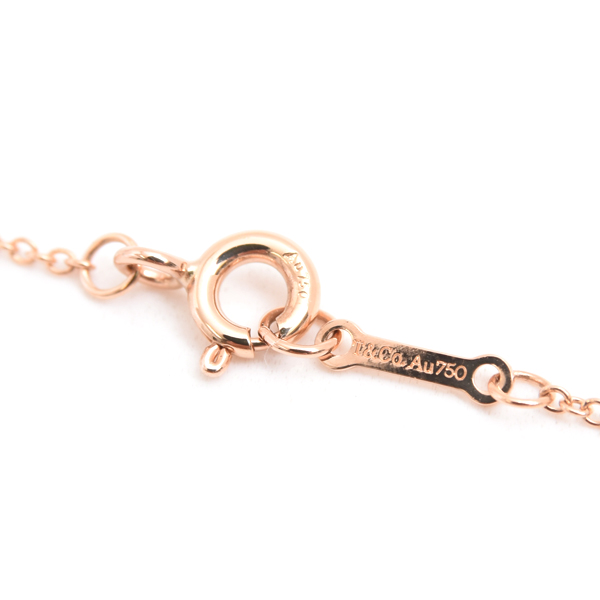 ティファニー ネックレス レディース オリーブリーフ ネックレス ピンクゴールド TIFFANY 750PG 中古