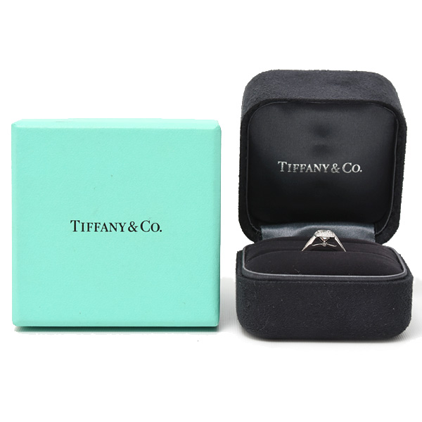 ティファニー 指輪 レディース レガシー ダイヤモンド エンゲージメント リング D0.40ct 日本サイズ10号 プラチナ TIFFANY PT950 中古