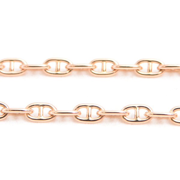 エルメス ブレス レディース シェーヌダンクル ファランドールTPM ブレス ピンクゴールド HERMES 750PG 中古