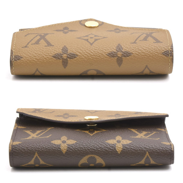 ルイヴィトン 財布 レディース モノグラム リバース ポルトフォイユ ヴィクトリーヌ 三つ折り Louis Vuitton M81557 中古