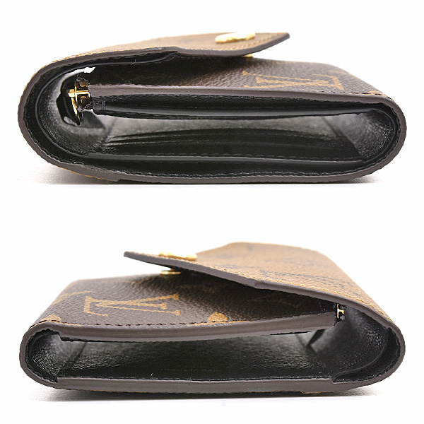 ルイヴィトン 財布 レディース モノグラム リバース ポルトフォイユ ヴィクトリーヌ 三つ折り Louis Vuitton M81557 中古